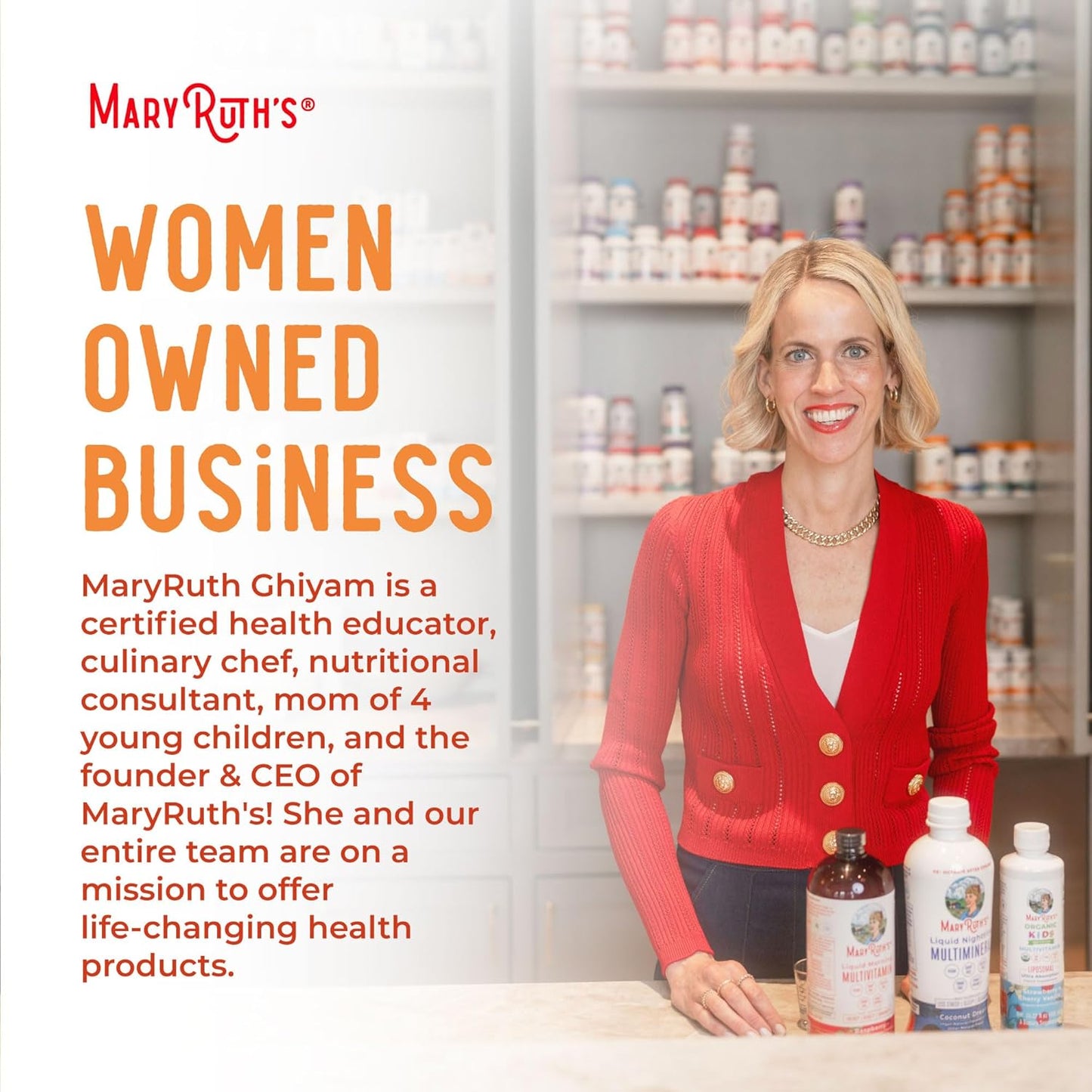 MaryRuth Organics Liquid Multivitamin+Hair Growth